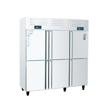 EU-Style 6-Door Single-Temp Upright Cabinet