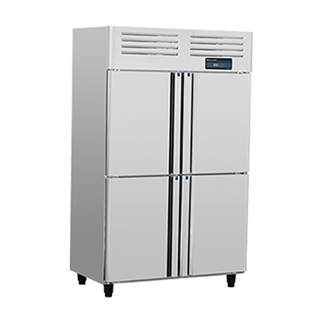 EU-Style 4-Door Single-Temp Upright Cabinet